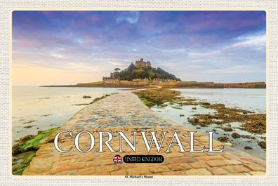 Top-Schild mit Kordel, versch. Größen, Cornwall, England, neu & ovp
