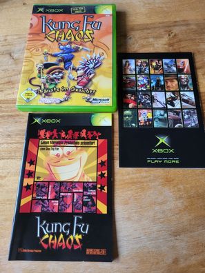 Kung Fu Chaos XBOX Classic, - cib - sehr guter Zustand