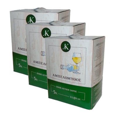 Koutsodimos Ampelomythos 3x 5l Box Weißwein trocken
