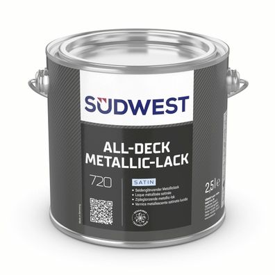 Südwest All-Deck Metallic-Lack Satin 2,5 Liter