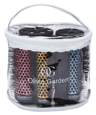 Olivia Garden MultiBrush 6er Set alle Größen + Griff