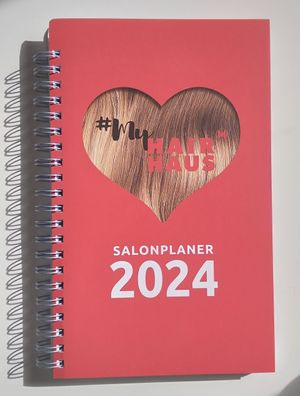 Salonplaner / Terminkalender für Friseure 2024 klein