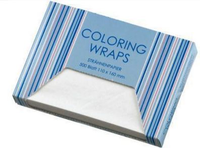 Coloring Wraps Strähnen-Papier kurz 110xx160 500 Stück