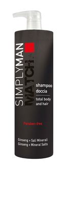 Nouvelle Simply Man 3 in 1 Shampoo 1000ml inkl. Pumpe