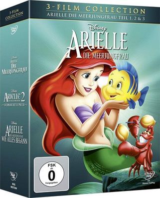 Arielle, Die Meerjungfrau - Trilogy(DVD) Dreierpack, 3Disc, Disney - Disney BGG00373