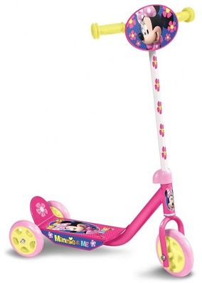 Minnie Mouse 3-Wiel Kinderstep Mädchen Fußbremse Rosa/ Gelb