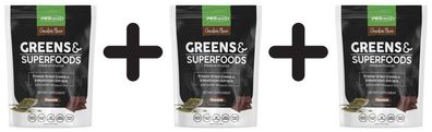 3 x Greens & Superfoods, Chocolate - 285g