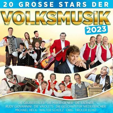 Various Artists: 20 große Stars der Volksmusik 2023 - - (CD / #)