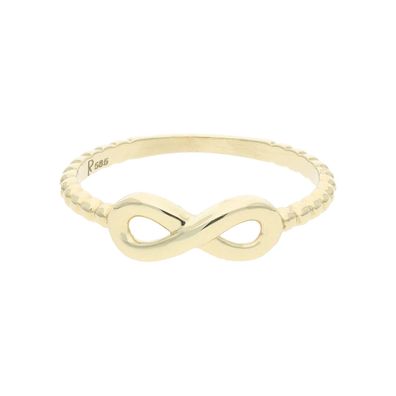 JuwelmaLux Infinity Ring 585/000 (14 Karat) Gold JL25-07-0166 - Größe: 54