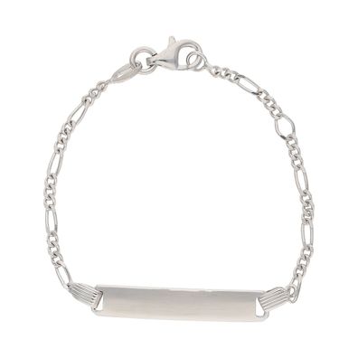 JuwelmaLux ID- Armband 925/000 Sterling Silber JL18-03-0390 - Länge: 14 cm