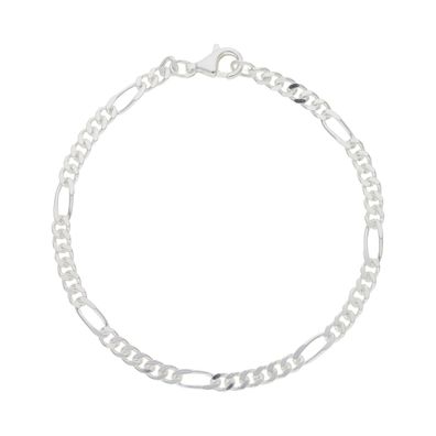 JuwelmaLux Armband 925/000 Sterling Silber Figaro JL50-03-0028 - Länge: ...