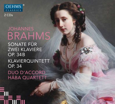 Johannes Brahms (1833-1897): Sonate für 2 Klaviere op.34 - - (CD / S)