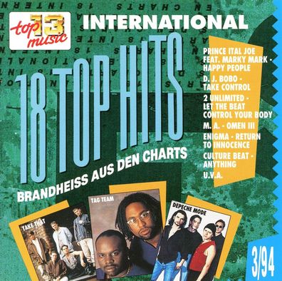 CD Sampler Top 13 Music 3/94 3
