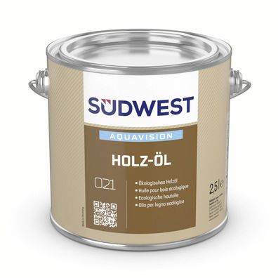 Südwest AquaVision Holz-Öl 2,5 Liter
