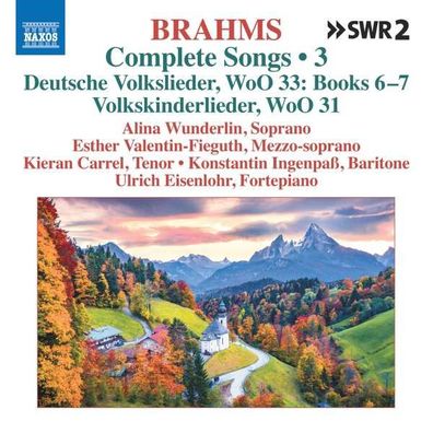 Johannes Brahms (1833-1897) - Sämtliche Lieder Vol.3 (Naxos-Edition) - - (CD / S)