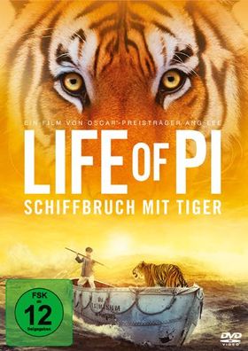 Life of Pi (DVD) Schiffbruch mit Tiger Min: 122/ DD5.1/ WS - Fox 5261708 - (DVD Video