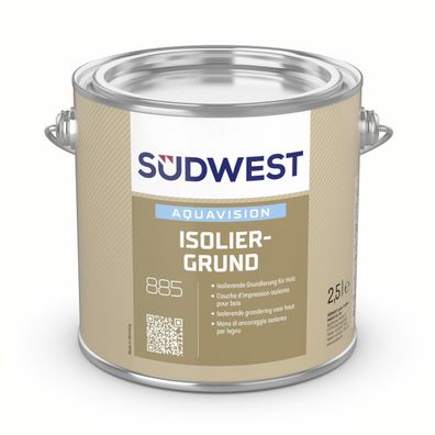 Südwest AquaVision Isolier-Grund 2,5 Liter 9110 Weiß
