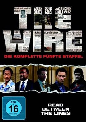 Wire, The - Staffel 5 (DVD) 5DVDs Min: 622/ DD2.0/ VB - WARNER HOME 1000337445 - (DVD