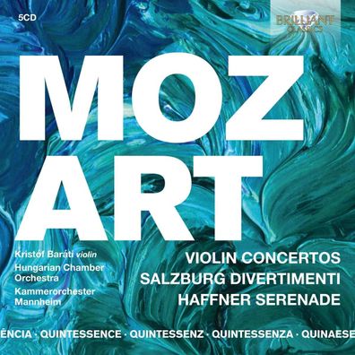 Wolfgang Amadeus Mozart (1756-1791): Violinkonzerte Nr.1-5