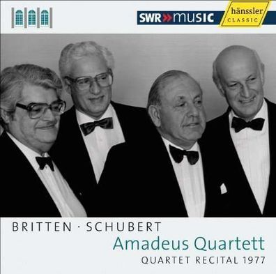 Benjamin Britten (1913-1976) - Amadeus Quartett - Quartet Recital 1977 - - (CD / A)