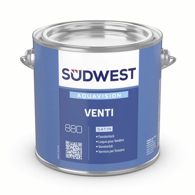 Südwest AquaVision Venti Satin 2,5 Liter 9110 Weiß