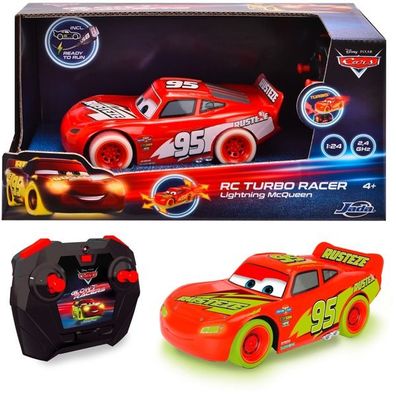 RC Cars Glow Racers - Lightning McQueen (17 cm, 2,4 GHz) - Dickie 203084035 - ...