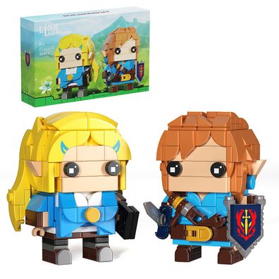 Legend of Zelda Bausteine Spielzeug Link Princess Zelda Block Ornamente Puzzlespiel