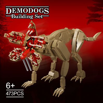 Stranger Things Demodog Bausteine Spielzeug Roboterhund Block Ornamente Puzzle Merch