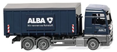 Wiking H0 1/87 067204 LKW MAN TGX Euro 6 Abrollcontainer "Alba Rohstoffe" - OVP NEU