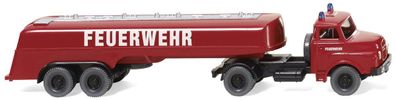 Wiking H0 1/87 086142 MAN LKW Feuerwehr - Großtanklöschfahrzeug NEU OVP