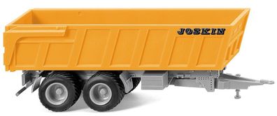 Wiking H0 1/87 038816 Joskin Traktor Anhänger Muldenkipper gelb - NEU OVP