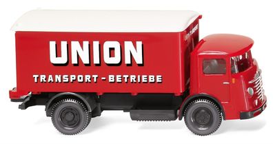 Wiking H0 1/87 047603 Büssing 4500 Koffer-Lkw Union Transport - OVP NEU