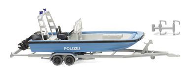 Wiking H0 1/87 09545 Polizei - Mehrzweckboot