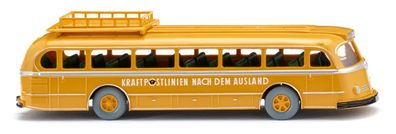 Wiking H0 1/87 070002 MB O 6600H Autobus Pullman "Kraftpost" - NEU