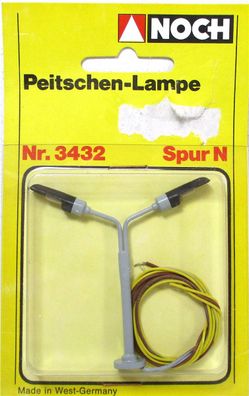 Noch N 3432 Peitschenlampe 2-flammig OVP (Z46-06g)