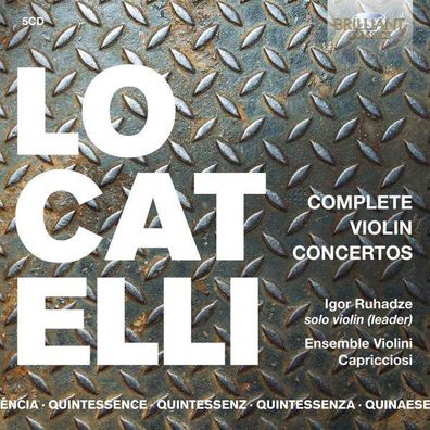 Pietro Locatelli (1695-1764): Violinkonzerte op.3 Nr.1-12 "LArte del Violino" - Bri