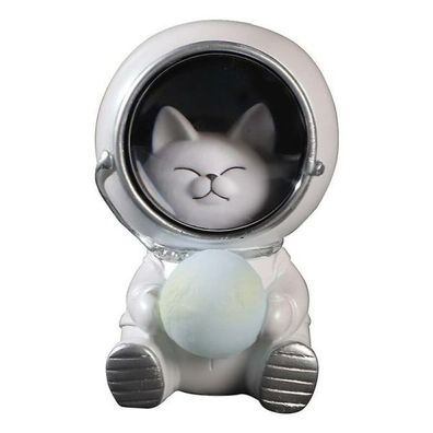 Astronauten-Wohnkultur, kleine Lampe, Planetenlampe (Katze)