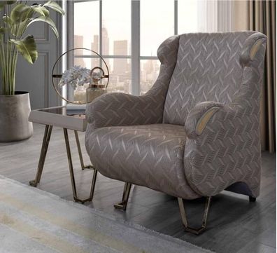 Tauper Designer Sessel Luxus Polstermöbel Wohnzimmer Einsitzer Modern