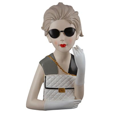 Poly Figur Lady mit Handtasche von Gilde, die perfekte Ergänzung für Ihre