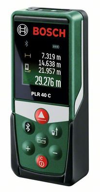Bosch Laserentfernungsmesser PLR 40 C Distanz bis 40m präzise messen Bluetooth-Kon...