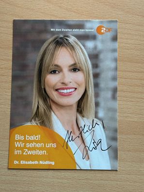 Elisabeth Nüdling Bares ist Rares Autogrammkarte original signiert #8210