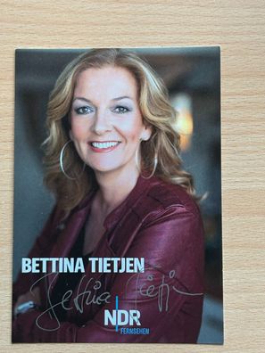 Bettina Tietjen Autogrammkarte original signiert #8215