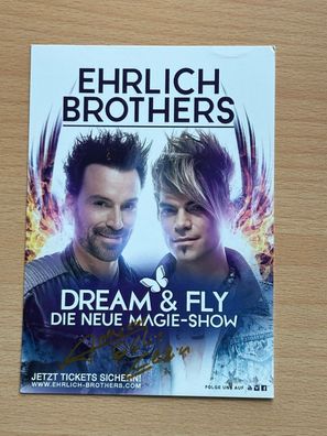Ehrlich Brothers Autogrammkarte original signiert #8219