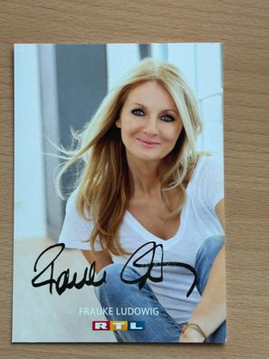 Frauke Ludowig Autogrammkarte original signiert #8206