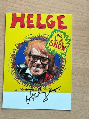 Helge Schneider Autogrammkarte original signiert #8217