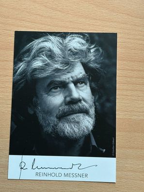 Reinhold Messner Autogrammkarte original signiert #8199