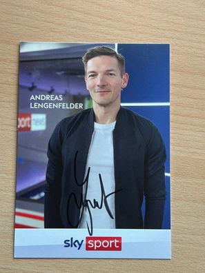 Andreas Lengenfelder SKY Autogrammkarte original signiert #8225