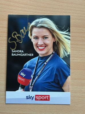 Sandra Baumgartner SKY Autogrammkarte original signiert #8238