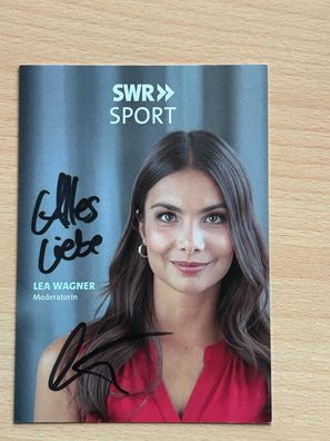 Lea Wagner Autogrammkarte original signiert #8203