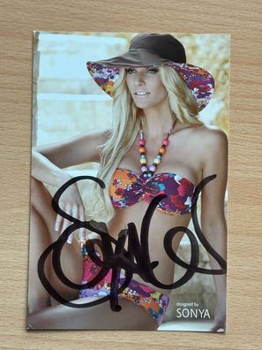 Sonya Kraus Autogrammkarte original signiert #8194